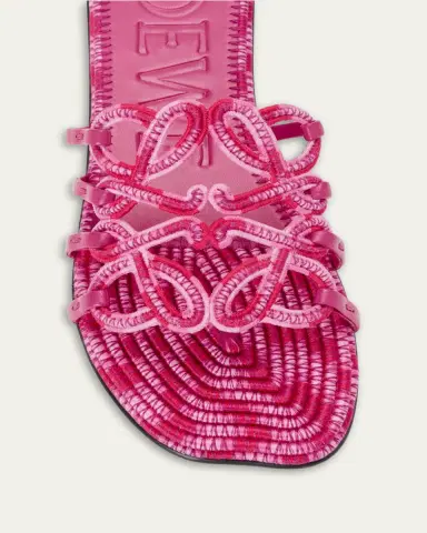 Loewe x Paula's Ibiza Petal Anagram Crochet Flat Slide Sandals | Thumbnail 6 Loewe x Paula's Ibiza Petal Anagram Crochet Flat Slide Sandals | Thumbnail 6