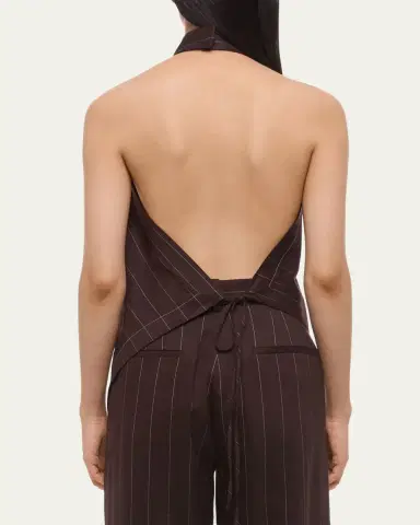 Helmut Lang Halter Scarf Top | Thumbnail 3 Helmut Lang Halter Scarf Top | Thumbnail 3