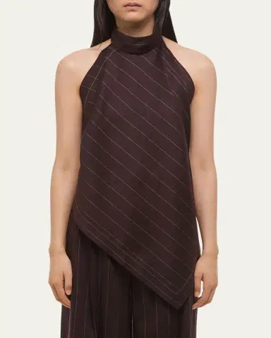 Helmut Lang Halter Scarf Top | Thumbnail 4 Helmut Lang Halter Scarf Top | Thumbnail 4