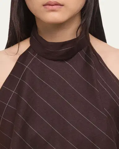 Helmut Lang Halter Scarf Top | Thumbnail 5 Helmut Lang Halter Scarf Top | Thumbnail 5