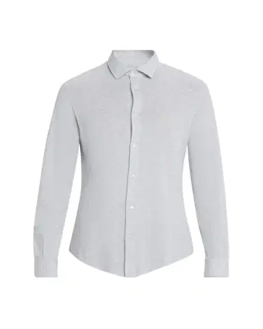 Fedeli Men's Heathered Pique Sport Shirt | Thumbnail 1 Fedeli Men's Heathered Pique Sport Shirt | Thumbnail 1