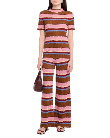Guest in Residence Palazzo Rib Striped Top | Thumbnail 1 Guest in Residence Palazzo Rib Striped Top | Thumbnail 1