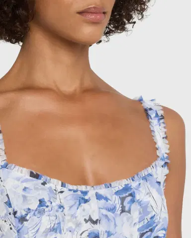 Cinq à Sept Marmo Heirloom Petals Midi Dress | Thumbnail 5 Cinq à Sept Marmo Heirloom Petals Midi Dress | Thumbnail 5