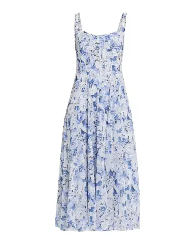 Cinq à Sept Marmo Heirloom Petals Midi Dress | Thumbnail 1 Cinq à Sept Marmo Heirloom Petals Midi Dress | Thumbnail 1