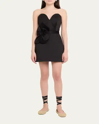 Marc Jacobs Satin Daisy Belted Dress | Thumbnail 2 Marc Jacobs Satin Daisy Belted Dress | Thumbnail 2
