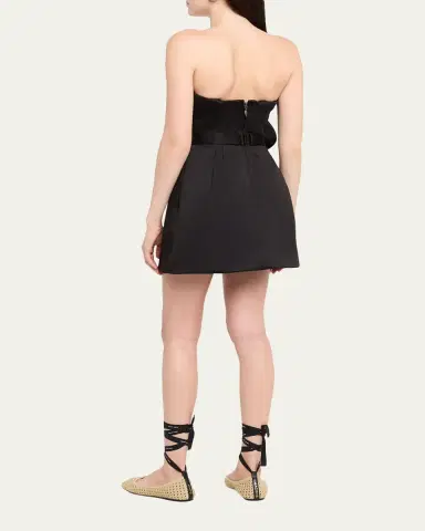 Marc Jacobs Satin Daisy Belted Dress | Thumbnail 3 Marc Jacobs Satin Daisy Belted Dress | Thumbnail 3