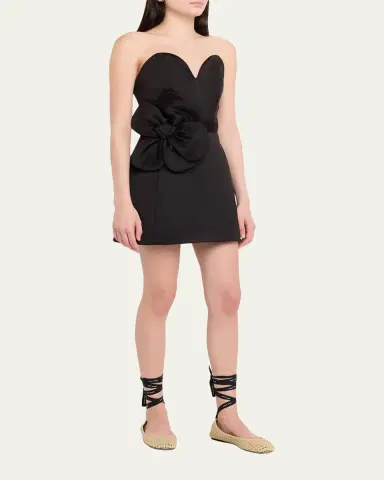 Marc Jacobs Satin Daisy Belted Dress | Thumbnail 4 Marc Jacobs Satin Daisy Belted Dress | Thumbnail 4