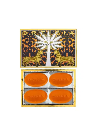 Ortigia Ambra Nera Glycerine Bar Soap Box, 4 x 1.4 oz. | Thumbnail 1 Ortigia Ambra Nera Glycerine Bar Soap Box, 4 x 1.4 oz. | Thumbnail 1
