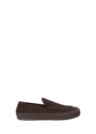 Loewe x Paula's Ibiza Rio Suede & Raffia Loafers | Thumbnail 1 Loewe x Paula's Ibiza Rio Suede & Raffia Loafers | Thumbnail 1