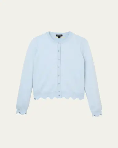 Marc Jacobs Scalloped Daisy Crewneck Cardigan | Thumbnail 6 Marc Jacobs Scalloped Daisy Crewneck Cardigan | Thumbnail 6