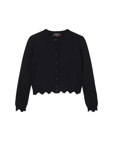 Marc Jacobs Scalloped Daisy Crewneck Cardigan | Thumbnail 1 Marc Jacobs Scalloped Daisy Crewneck Cardigan | Thumbnail 1