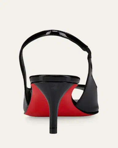 Christian Louboutin 60mm Sofia Z Patent Leather Slingback Pumps | Thumbnail 3 Christian Louboutin 60mm Sofia Z Patent Leather Slingback Pumps | Thumbnail 3