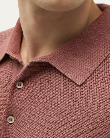 Baldassari Men's Garment-Dyed Cotton Knit Short-Sleeve Polo Sweater | Thumbnail 10 Baldassari Men's Garment-Dyed Cotton Knit Short-Sleeve Polo Sweater | Thumbnail 10