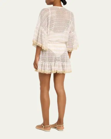 Ramy Brook Jewel Striped Knit Coverup Dress | Thumbnail 3 Ramy Brook Jewel Striped Knit Coverup Dress | Thumbnail 3