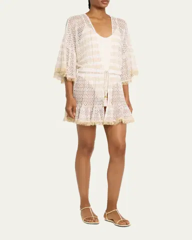 Ramy Brook Jewel Striped Knit Coverup Dress | Thumbnail 4 Ramy Brook Jewel Striped Knit Coverup Dress | Thumbnail 4