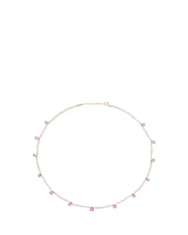 JIA JIA Arizona Rose Quartz and Pink Topaz Gem Drop Necklace | Thumbnail 1 JIA JIA Arizona Rose Quartz and Pink Topaz Gem Drop Necklace | Thumbnail 1