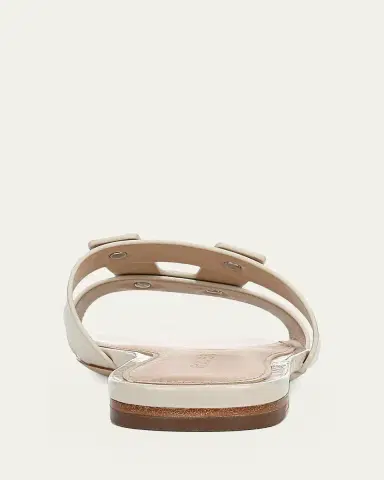 Veronica Beard Via Patent Leather Flat Slide Sandals | Thumbnail 2 Veronica Beard Via Patent Leather Flat Slide Sandals | Thumbnail 2