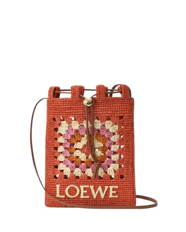 LOEWE x Paula's Ibiza Crochet Raffia Pocket Crossbody Bag | Thumbnail 1 LOEWE x Paula's Ibiza Crochet Raffia Pocket Crossbody Bag | Thumbnail 1