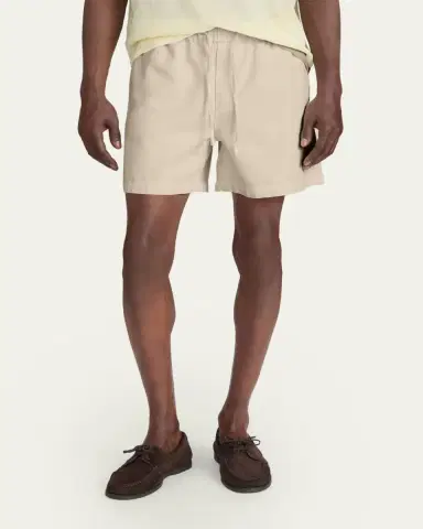 FRAME Men's Canvas Mid-Length Drawstring Shorts | Thumbnail 4 FRAME Men's Canvas Mid-Length Drawstring Shorts | Thumbnail 4