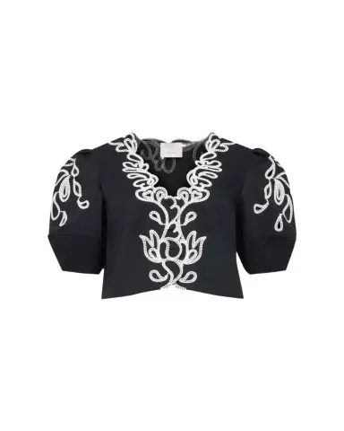 Cinq à Sept Bellara Embroidered Paisley Bloom Top | Thumbnail 1 Cinq à Sept Bellara Embroidered Paisley Bloom Top | Thumbnail 1