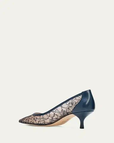 Stuart Weitzman 50mm Stuart Power Lace Pumps | Thumbnail 4 Stuart Weitzman 50mm Stuart Power Lace Pumps | Thumbnail 4