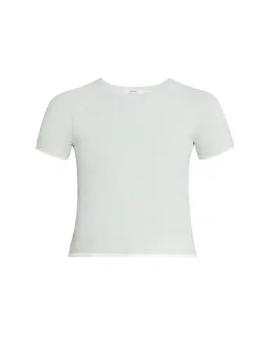 Vince Short-Sleeve Double-Layer Tee | Thumbnail 1 Vince Short-Sleeve Double-Layer Tee | Thumbnail 1