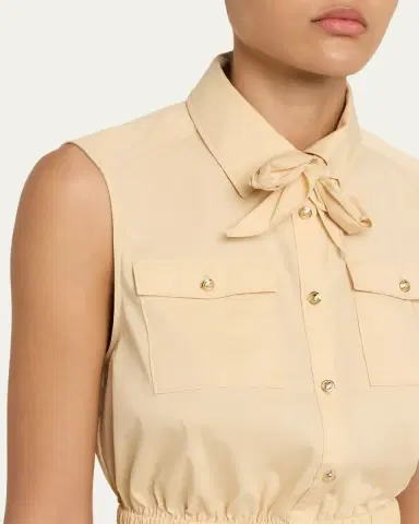 Cinq à Sept Lou Buttoned Poplin Top | Thumbnail 5 Cinq à Sept Lou Buttoned Poplin Top | Thumbnail 5