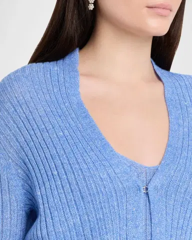 Guest in Residence Breezy Ribbed Cashmere Cardigan | Thumbnail 4 Guest in Residence Breezy Ribbed Cashmere Cardigan | Thumbnail 4