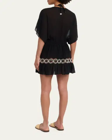 Ramy Brook Alisa Embroidered Mini Coverup Dress | Thumbnail 3 Ramy Brook Alisa Embroidered Mini Coverup Dress | Thumbnail 3