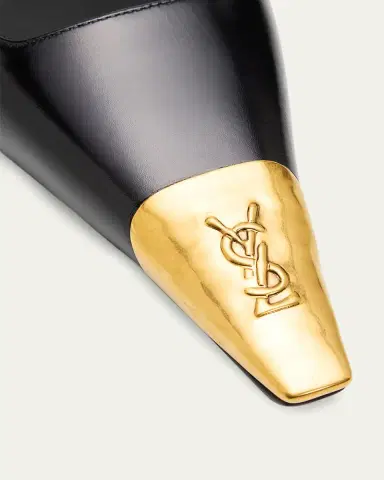 Saint Laurent 75mm Jeanne Leather Slingback Pumps | Thumbnail 5 Saint Laurent 75mm Jeanne Leather Slingback Pumps | Thumbnail 5