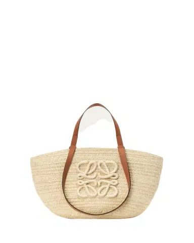 Loewe x Paula's Ibiza Extra Large Eclipse Basket Bag in Raffia and Calfskin | Thumbnail 1 Loewe x Paula's Ibiza Extra Large Eclipse Basket Bag in Raffia and Calfskin | Thumbnail 1
