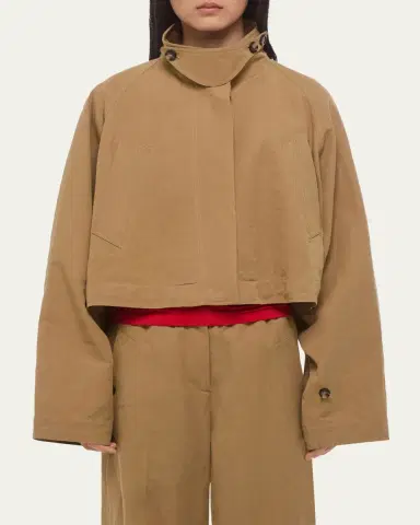 Helmut Lang Cropped Trench Jacket | Thumbnail 4 Helmut Lang Cropped Trench Jacket | Thumbnail 4