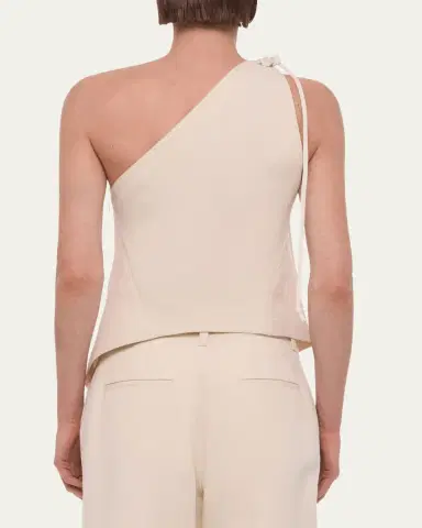 Helmut Lang Asymmetric One-Shoulder Sailor Top | Thumbnail 3 Helmut Lang Asymmetric One-Shoulder Sailor Top | Thumbnail 3