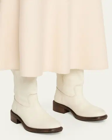 Prada 45mm Vintage-Effect Leather Mid-Calf Boots | Thumbnail 7 Prada 45mm Vintage-Effect Leather Mid-Calf Boots | Thumbnail 7