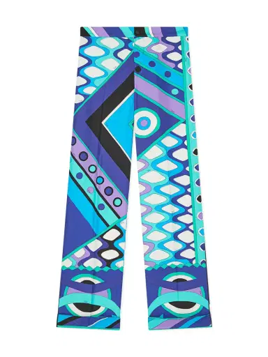 PUCCI Vivara Print Silk Pants | Thumbnail 1 PUCCI Vivara Print Silk Pants | Thumbnail 1