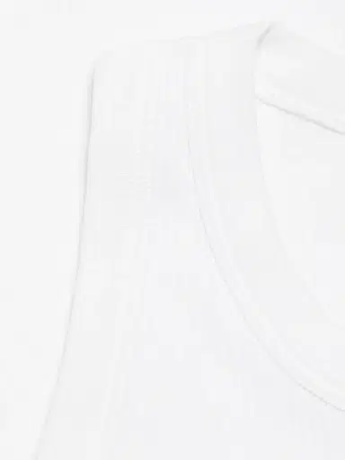 Veronica Beard Women's Jordyn Stretch-Cotton Tank Top - White | Thumbnail 7 Veronica Beard Women's Jordyn Stretch-Cotton Tank Top - White | Thumbnail 7