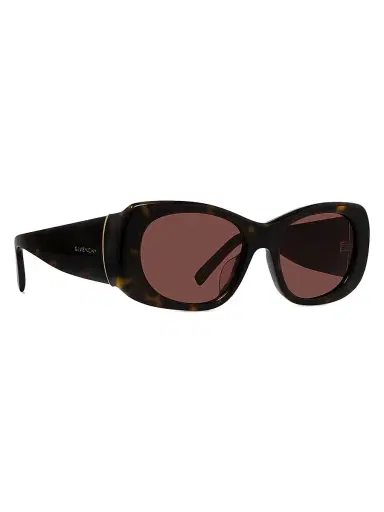 Givenchy Women's Bold 53MM Geometric Sunglasses - Dark Havana Bordeaux | Thumbnail 2 Givenchy Women's Bold 53MM Geometric Sunglasses - Dark Havana Bordeaux | Thumbnail 2