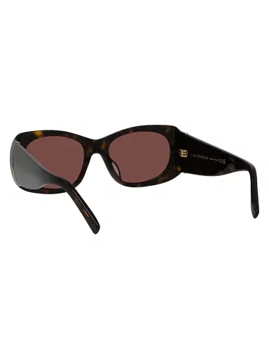 Givenchy Women's Bold 53MM Geometric Sunglasses - Dark Havana Bordeaux | Thumbnail 4 Givenchy Women's Bold 53MM Geometric Sunglasses - Dark Havana Bordeaux | Thumbnail 4