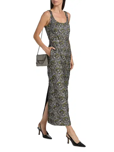 Simkhai Women's Ravenna Brocade Midi-Dress | Thumbnail 2 Simkhai Women's Ravenna Brocade Midi-Dress | Thumbnail 2