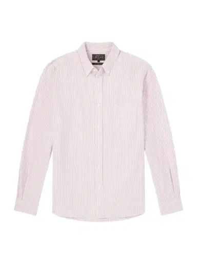 Beams Plus Button-Down Collar Striped Cotton Shirt | Thumbnail 1 Beams Plus Button-Down Collar Striped Cotton Shirt | Thumbnail 1