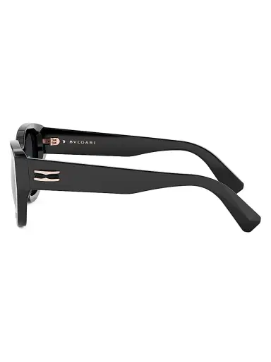 BVLGARI Women's B. Zero1 55MM Cat-Eye Sunglasses - Shiny Black Gradient Smoke | Thumbnail 3 BVLGARI Women's B. Zero1 55MM Cat-Eye Sunglasses - Shiny Black Gradient Smoke | Thumbnail 3