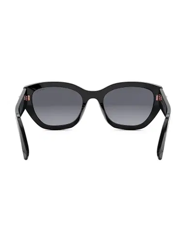 BVLGARI Women's B. Zero1 55MM Cat-Eye Sunglasses - Shiny Black Gradient Smoke | Thumbnail 5 BVLGARI Women's B. Zero1 55MM Cat-Eye Sunglasses - Shiny Black Gradient Smoke | Thumbnail 5