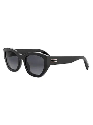 BVLGARI Women's B. Zero1 55MM Cat-Eye Sunglasses - Shiny Black Gradient Smoke | Thumbnail 1 BVLGARI Women's B. Zero1 55MM Cat-Eye Sunglasses - Shiny Black Gradient Smoke | Thumbnail 1