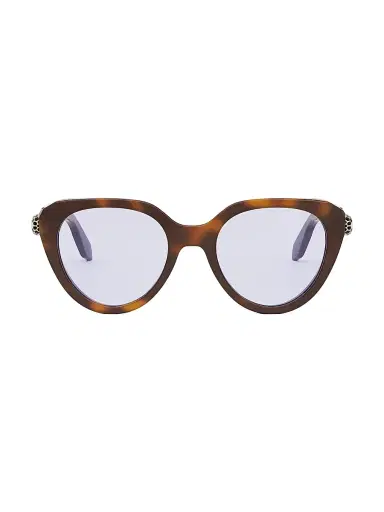 BVLGARI Women's Serpenti 51MM Cat-Eye Blue Block Glasses - Blonde Havana Lavender | Thumbnail 2 BVLGARI Women's Serpenti 51MM Cat-Eye Blue Block Glasses - Blonde Havana Lavender | Thumbnail 2