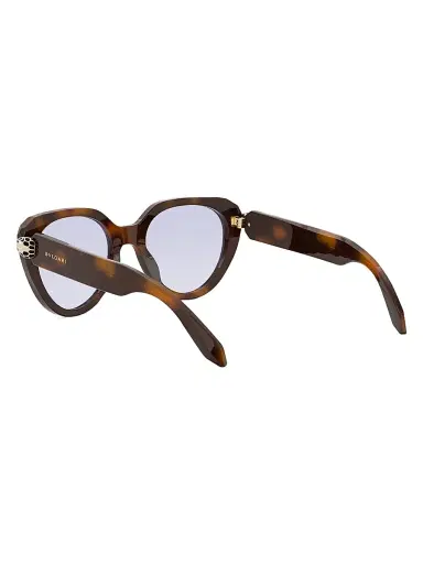 BVLGARI Women's Serpenti 51MM Cat-Eye Blue Block Glasses - Blonde Havana Lavender | Thumbnail 4 BVLGARI Women's Serpenti 51MM Cat-Eye Blue Block Glasses - Blonde Havana Lavender | Thumbnail 4
