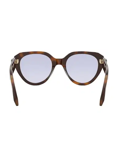 BVLGARI Women's Serpenti 51MM Cat-Eye Blue Block Glasses - Blonde Havana Lavender | Thumbnail 5 BVLGARI Women's Serpenti 51MM Cat-Eye Blue Block Glasses - Blonde Havana Lavender | Thumbnail 5