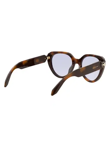 BVLGARI Women's Serpenti 51MM Cat-Eye Blue Block Glasses - Blonde Havana Lavender | Thumbnail 6 BVLGARI Women's Serpenti 51MM Cat-Eye Blue Block Glasses - Blonde Havana Lavender | Thumbnail 6