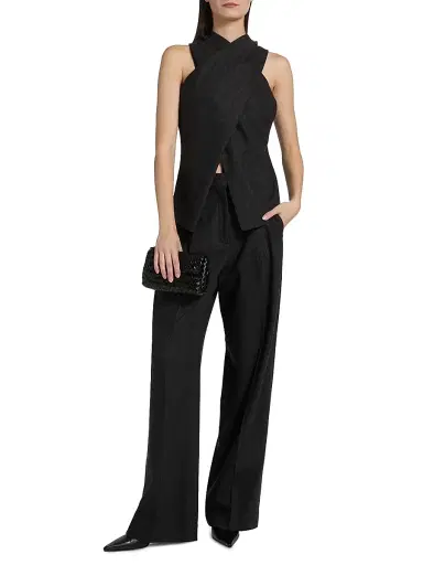 A.L.C. Women's Winston Wool-Cashmere Pants - Charcoal | Thumbnail 2 A.L.C. Women's Winston Wool-Cashmere Pants - Charcoal | Thumbnail 2