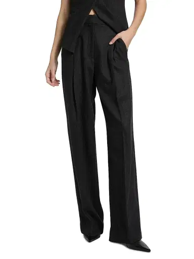 A.L.C. Women's Winston Wool-Cashmere Pants - Charcoal | Thumbnail 3 A.L.C. Women's Winston Wool-Cashmere Pants - Charcoal | Thumbnail 3