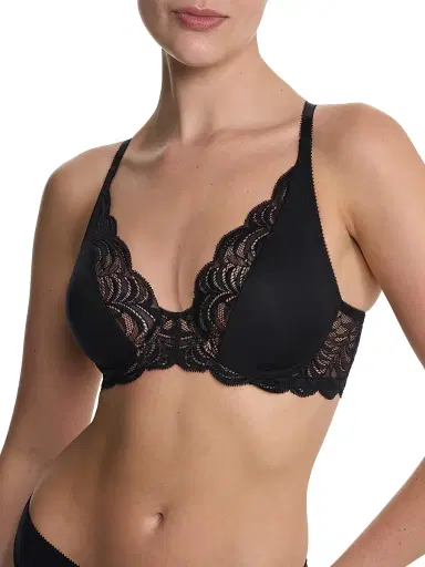 Natori Women's Persuasion Lace Convertible Plunge T Shirt Bra - Black - Size 38B | Thumbnail 2 Natori Women's Persuasion Lace Convertible Plunge T Shirt Bra - Black - Size 38B | Thumbnail 2